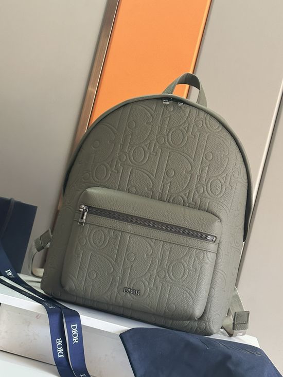 Christian Dior Rider 2.0 Embossed Leather Backpack 93328
