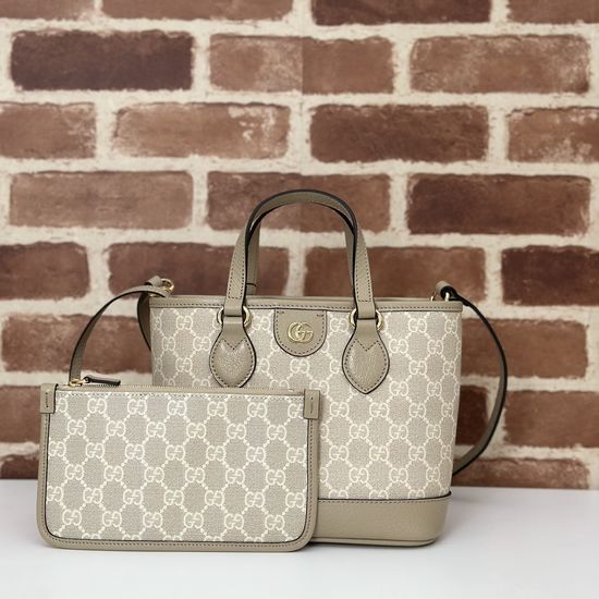 Gucci Classic Handbag Oatmeal Leather 811716