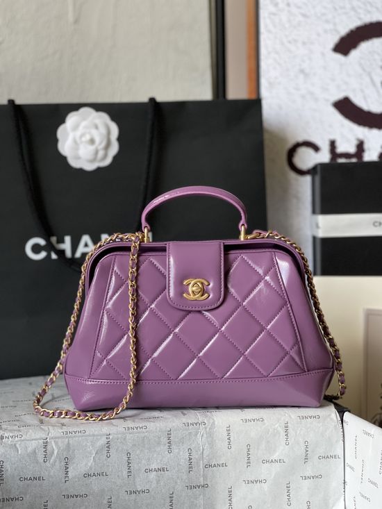 Chanel Metier d Art Quilted Leather Doctor Bag AS4959