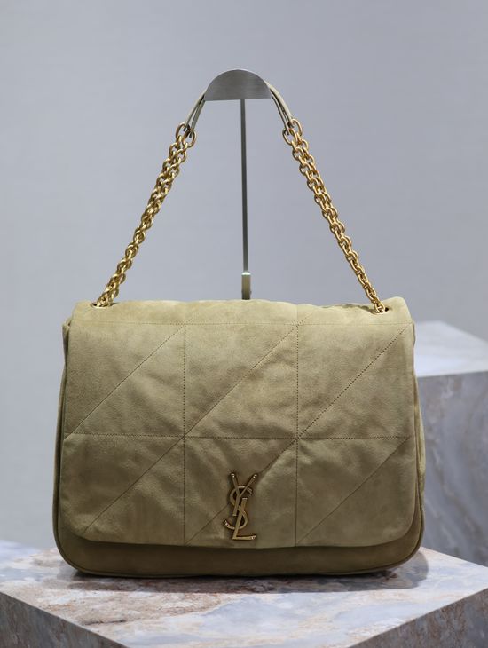 Yves Saint Laurent JAMIE Suede Large Tote Bag 742431