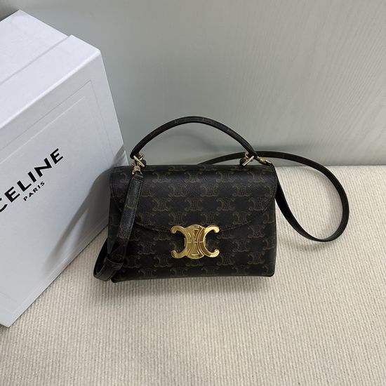 Celine Triomphe Kelly Handbag 118112