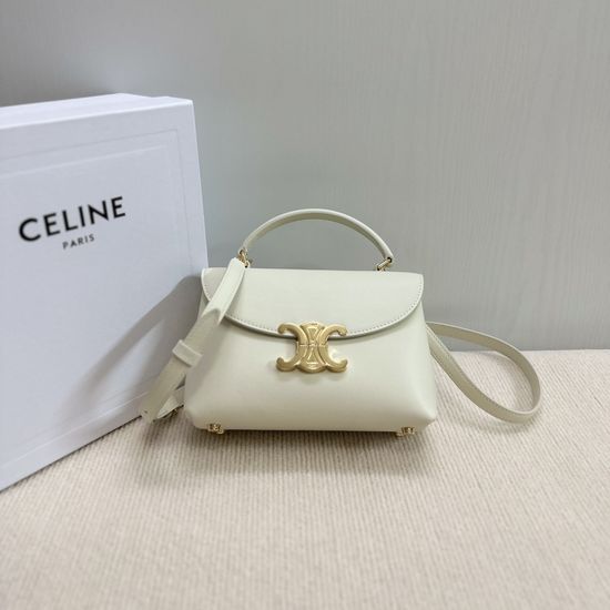 Celine Triomphe Kelly Structured Handbag 118113