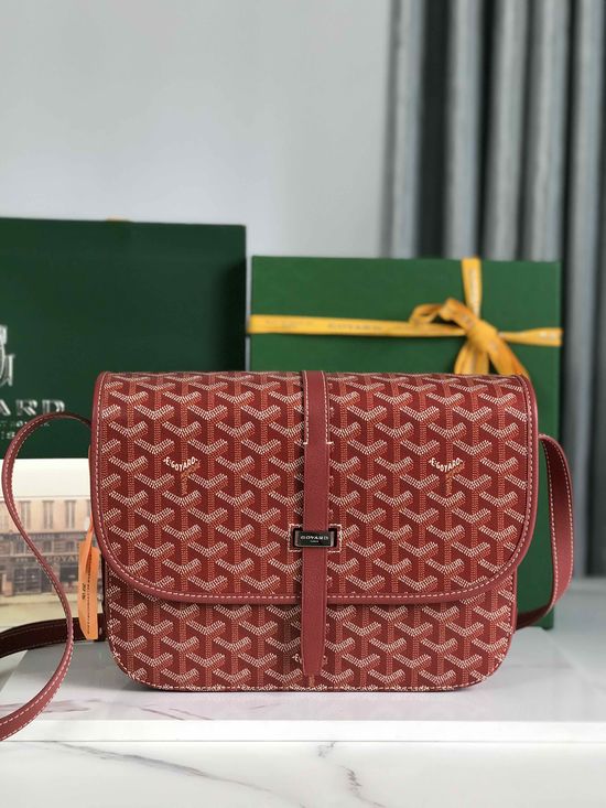 Goyard Belvedère Litchi Pattern Shoulder Bag 020183-1