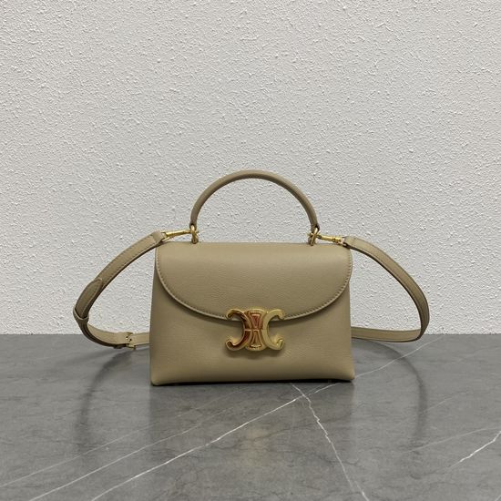 Celine Triomphe Kelly Coffee Handbag 118113