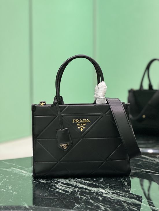 Prada Triangle Quilted Small Tote Bag 1BA379