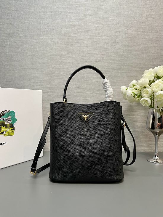 Prada 1BA212 Saffiano Leather Bucket Bag 19537