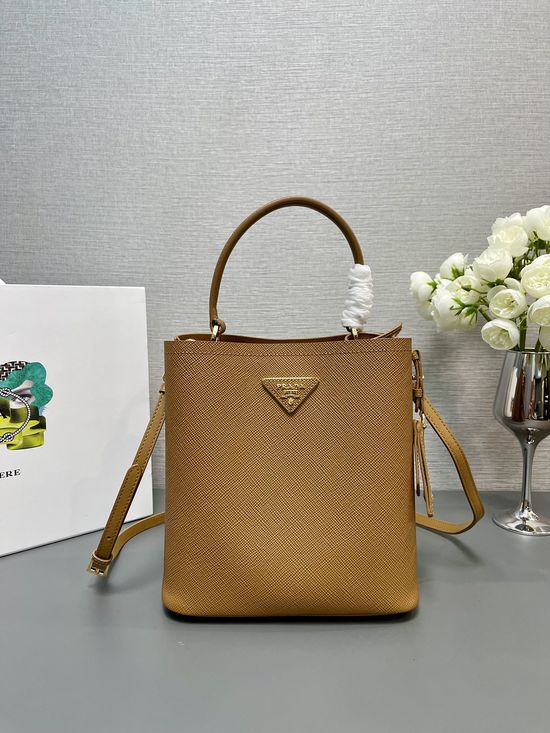 Prada 1BA212 Saffiano Leather Bucket Bag 19536