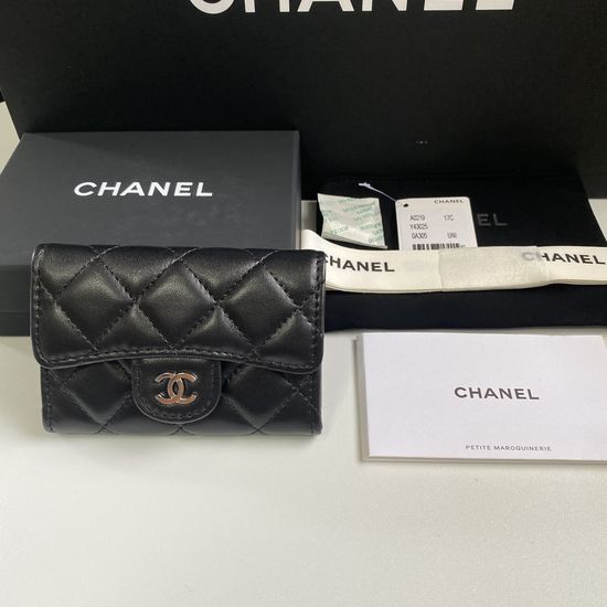 Chanel Classic Flap Card Holder P0219