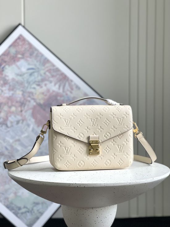 Louis Vuitton Pochette Metis Graceful Leather Handbag M41487