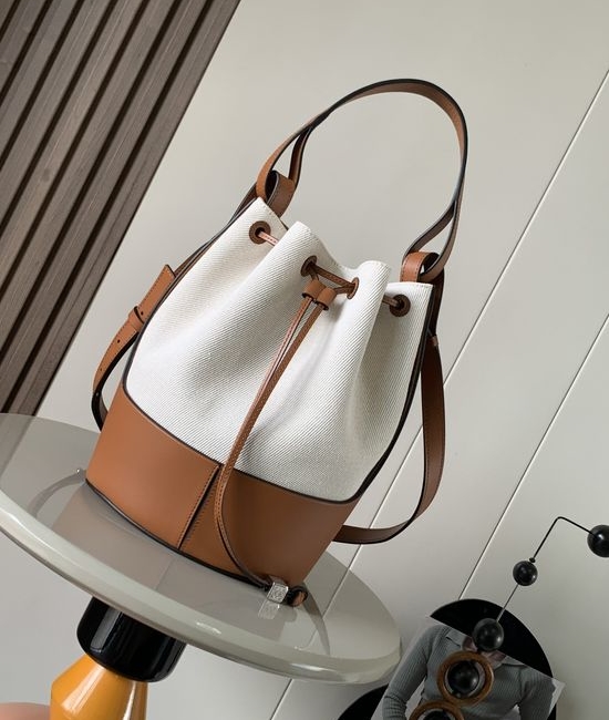 Loewe Balloon Canvas Bucket Bag 9082