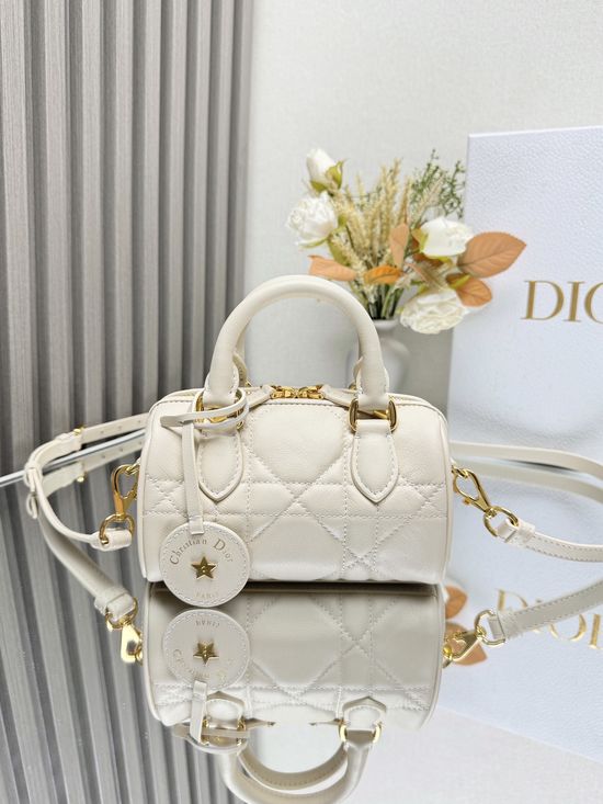 Christian Dior DioGroove Apricot Mini Handbag 4000