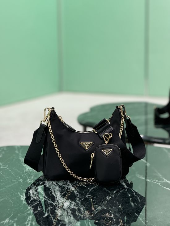 Prada Hobo Three-in-one Detachable Crossbody Bag 1BH204