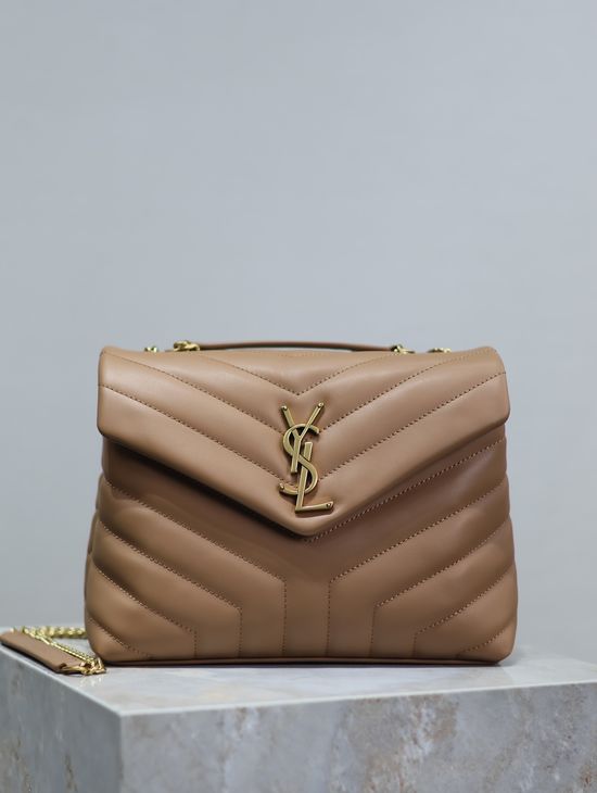 Yves Saint Laurent Loulou Classic Caramel Leather Bag 494699