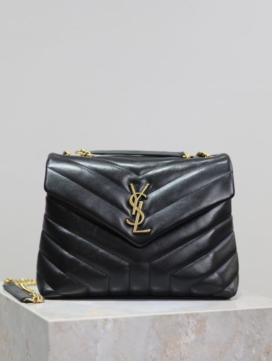 Yves Saint Laurent Loulou Leather Gold Hardware Bag 494699