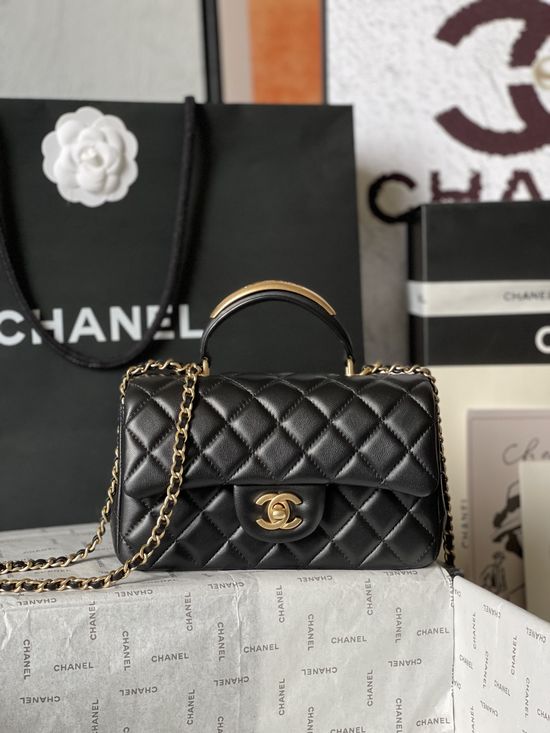 Chanel CF Classic Quilted Handle Bag AS2431
