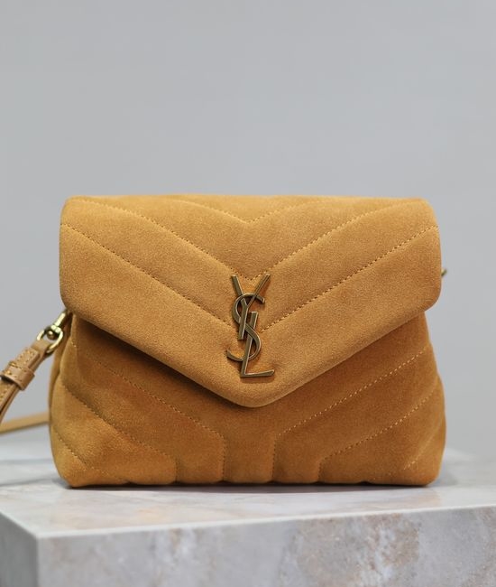 Yves Saint Laurent YSL Loulou Matte Wheat Shoulder Bag 467072