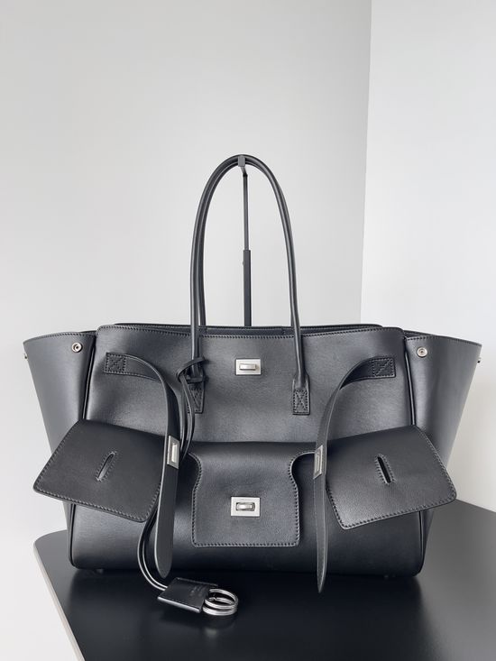 Balenciaga Bel-Air Calfskin Flap Handbag 805481