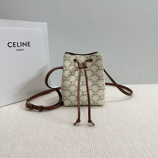 Celine Drawstring Bucket Bag 10M742