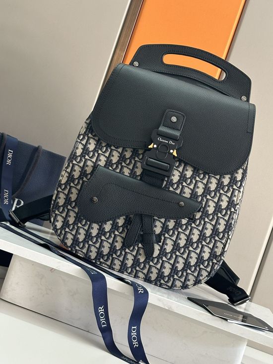 Christian Dior Gallop Saddle Style Backpack 93356