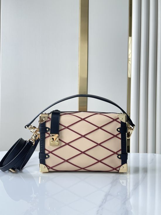 Louis Vuitton SIDE TRUNK PM Leather Box Bag M24403