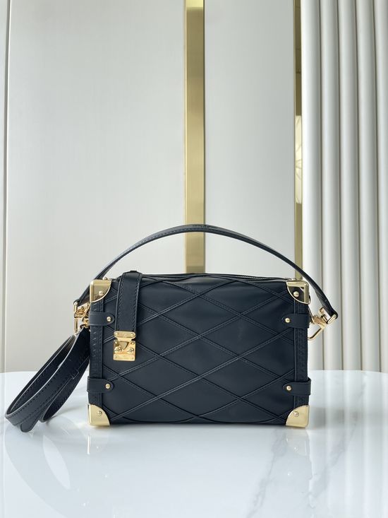 Louis Vuitton SIDE TRUNK PM Leather Box Bag M83030