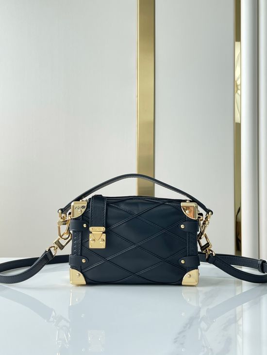 Louis Vuitton SIDE TRUNK Leather Box Bag M83030