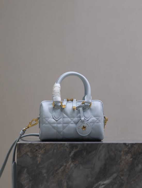 Christian Dior Groove 16 Mini Blue Handbag 1365