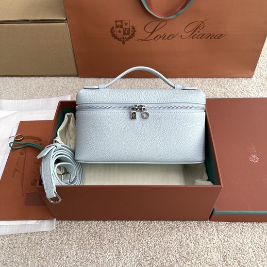 Loro Piana Extra Pocket Clutch with Crossbody Strap FAI4045