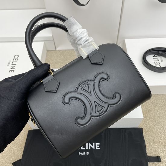 Celine CUIR TRIOMPHE Smooth Calfskin Boston Bag 197582