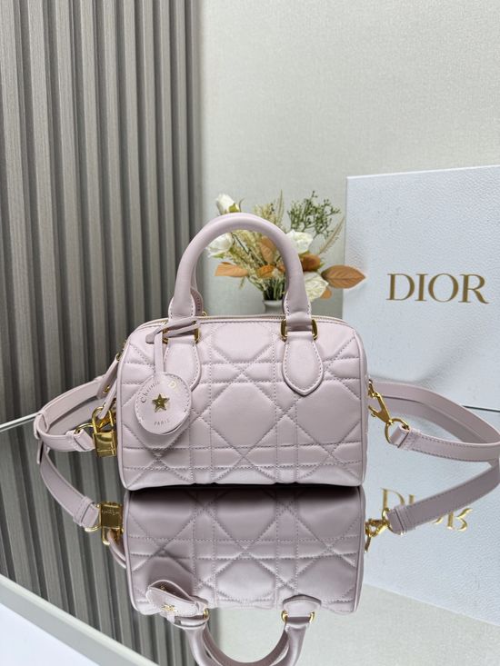 Christian Dior Groove Oblique Pink Handbag 1364