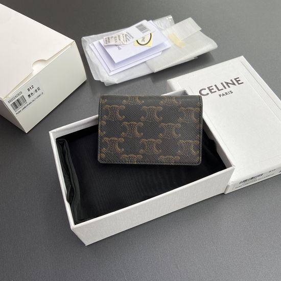 Celine TRIOMPHE Card Holder 10J812BZR.38SI