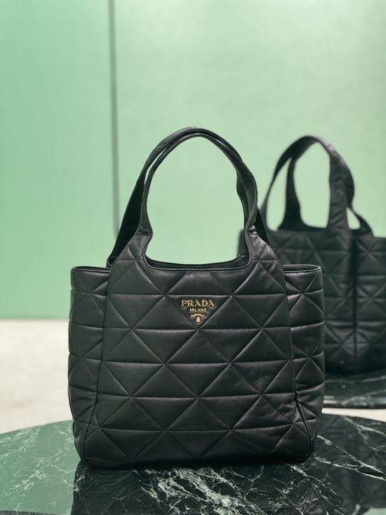 Prada Quilted Lambskin Large Tote Bag 1BG449