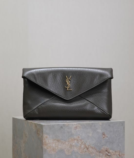 Yves Saint Laurent YSL LE Envelope Lambskin Clutch Bag 769307