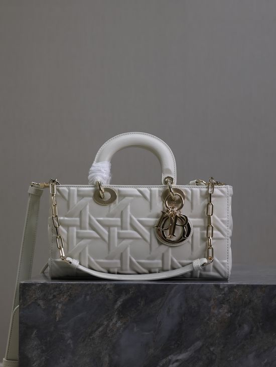 Christian Dior Lady D-Joy Quilted Leather Handbag 0613