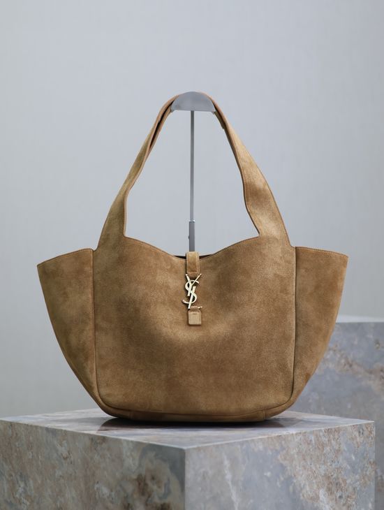Yves Saint Laurent Bea Hobo Suede Shopping Bag 763435