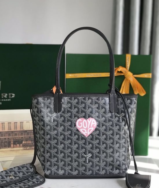 Goyard Anjou Mini Limited Heart Tote Bag 020660