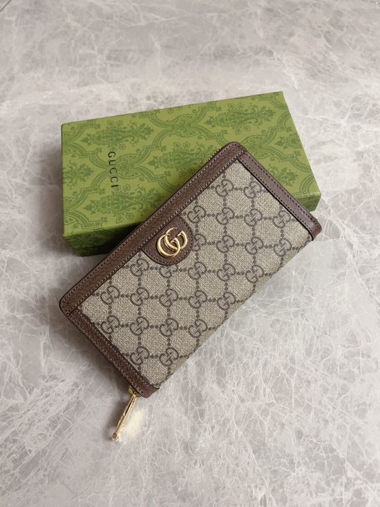 Gucci Ophidia Canvas Zipper Wallet 772305