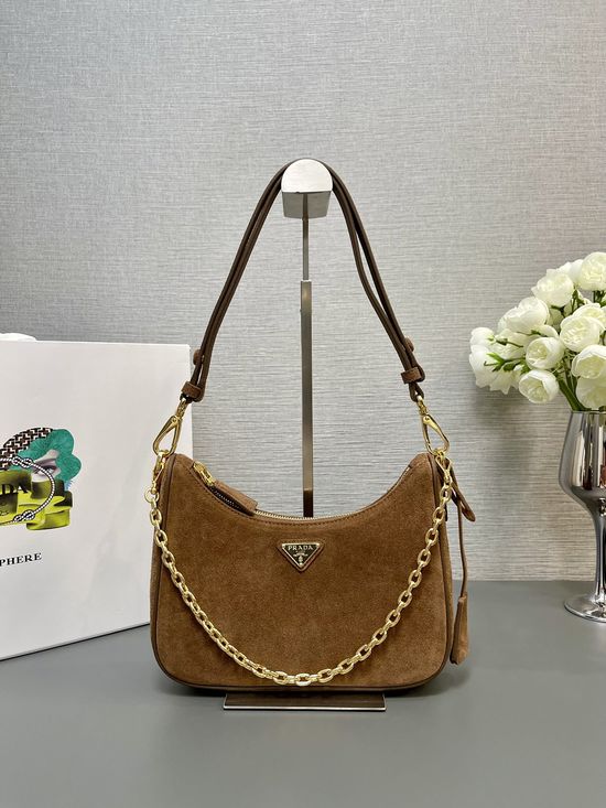 Prada Hobo Convertible Crossbody Bag 1BC204