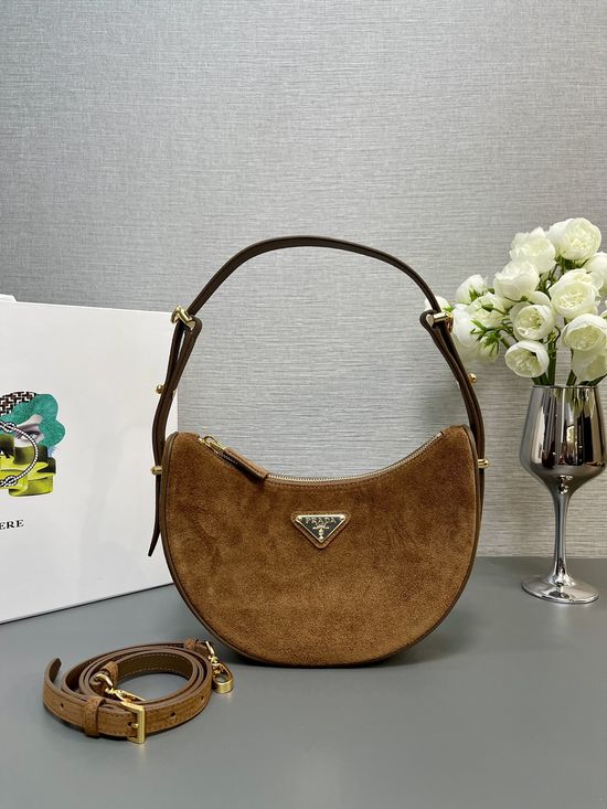 Prada Moon Handbag Matte Leather 12662