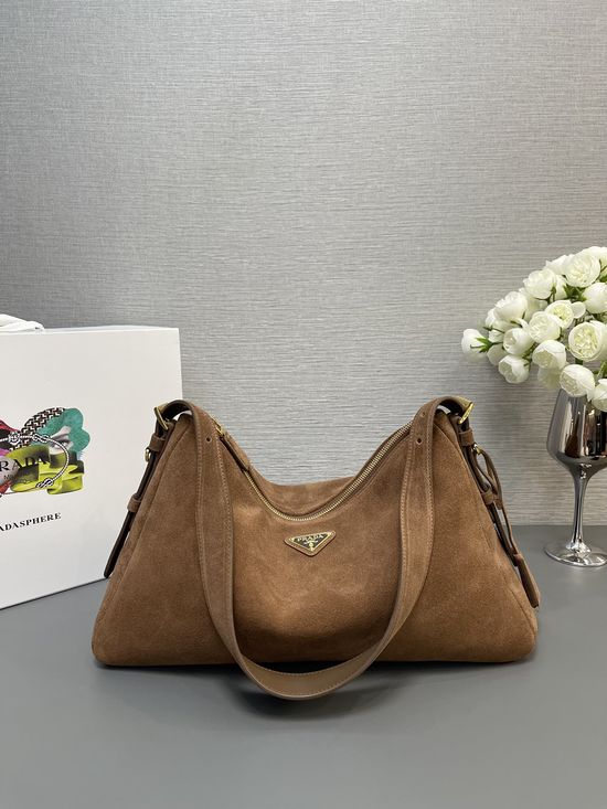 Prada Hobo Matte Leather Shoulder Bag 1BC228