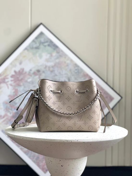 Louis Vuitton Muria Perforated Leather Bucket Bag M57070