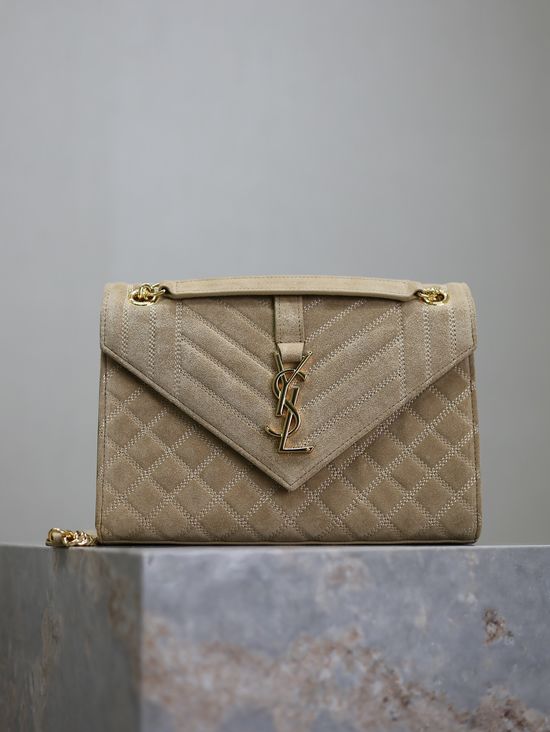 Yves Saint Laurent Envelope Medium Quilted Bag 487206
