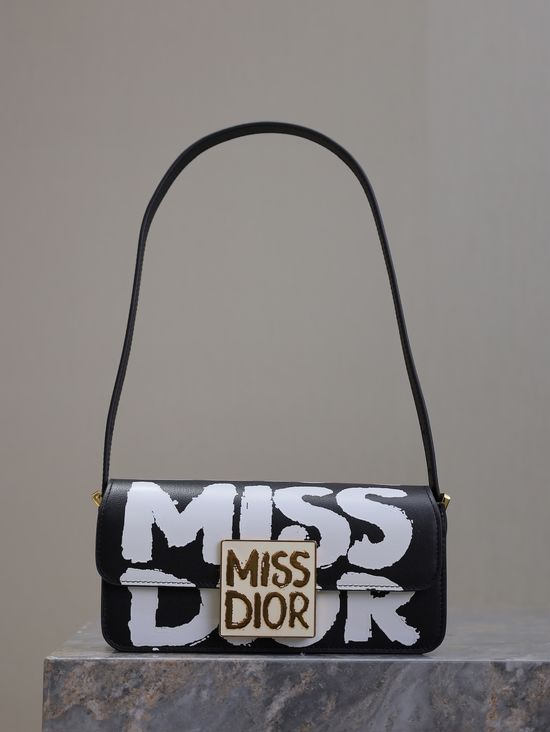 Christian Dior Miss Christian Dior Graffiti Flap Bag 2610