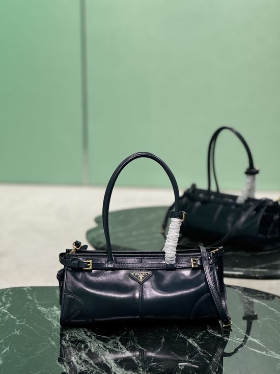 Prada SoftLux Leather Detachable Shoulder Strap Bag 1BA426