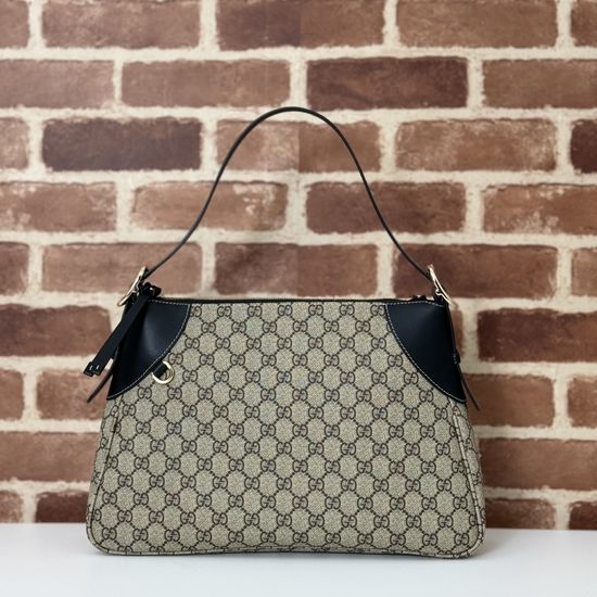 Gucci Dark Leather Tote Bag 815217