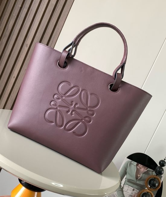 Loewe Anagram Tote Cowhide Leather Handbag 9300
