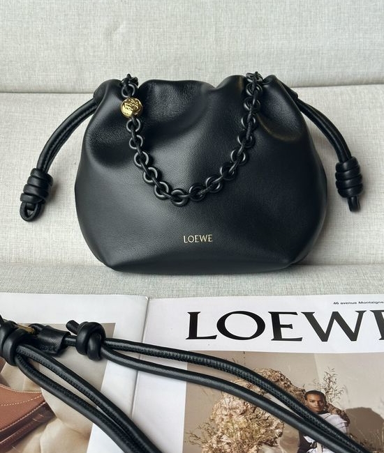 Loewe Flamenco Mini Napa Leather Clutch 5700