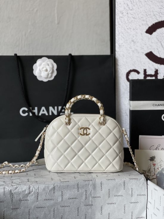 Chanel Lambskin Shell Bag AP5130
