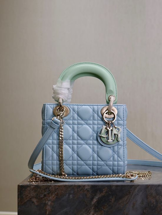 Christian Dior Lady Cannage Lambskin Handbag 0505