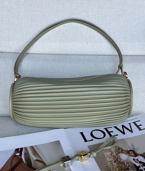 Loewe Ruched Nappa Leather Bracelet Pouch 9751
